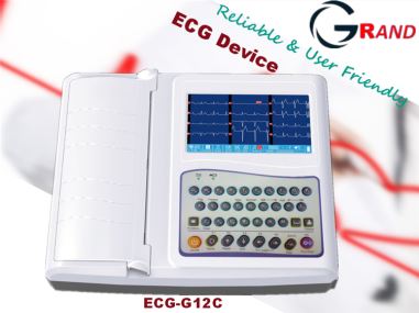 Automatický digitální 12kanálový ecg stroj